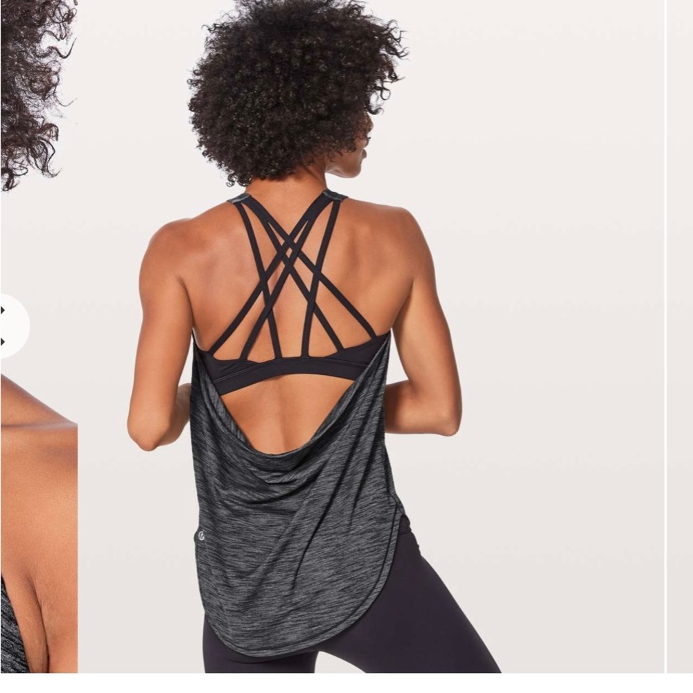 Lululemon Free To Be Serene Tank with built in bra
